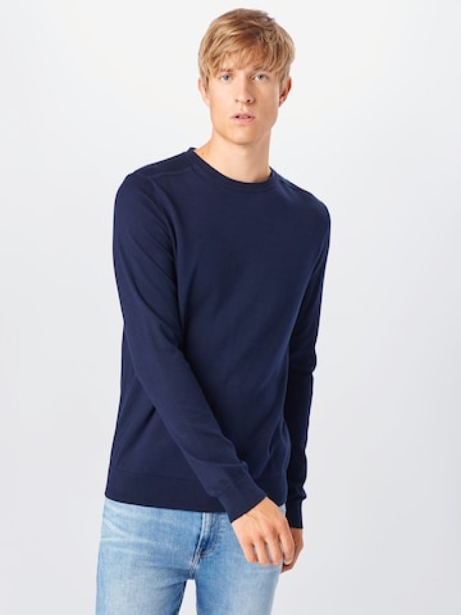 Manner Rundhalsausschnitt Pullover Und Strickjacken | Regular Fit Pullover 'Berg'