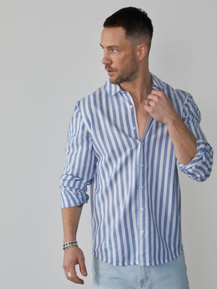 Manner DAN Hemden Mit Knopfen | Regular Fit Button-Up-Hemd 'Baran'