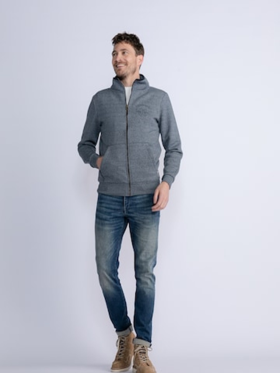 Manner Benzin Plusgrosen | Kapuzenpullover 'Kewanee' Mit Reisverschluss