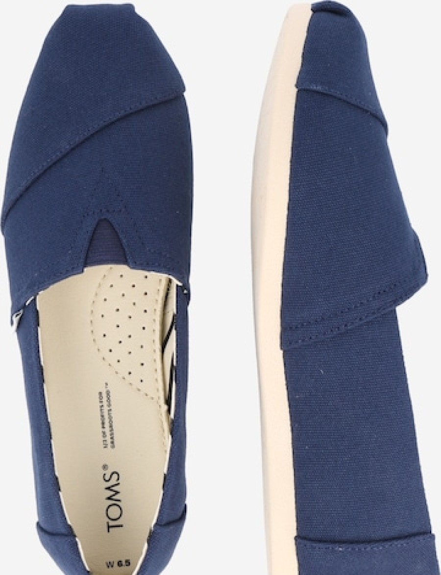 Frauen TOMS Halbschuhe | Klassische Flats 'Alpargata'