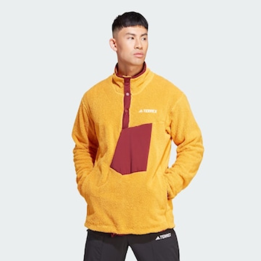 Manner Pullover Sportpullover | Sportlicher Pullover 'Xploric High-Pile-Fleece Pullover'