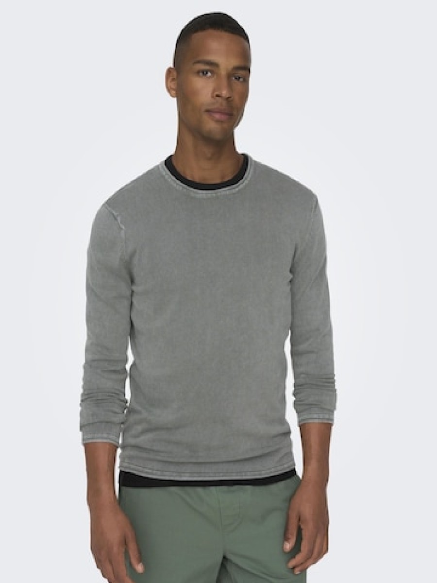 Manner Rundhalsausschnitt Pullover Und Strickjacken | Regular Fit Pullover 'Garson'